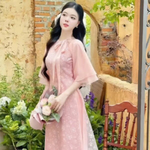 Bộ áo dài mặc tết